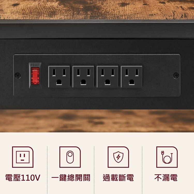 三孔四插電源插座免用延長線,一個總開關,自動斷電更安全,不漏電