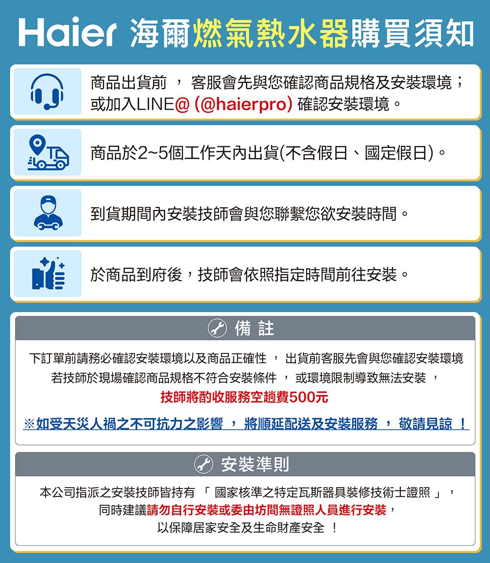 下訂單前請務必確認安裝環境以及商品正確性, 出貨前客服先會與您確認安裝環境