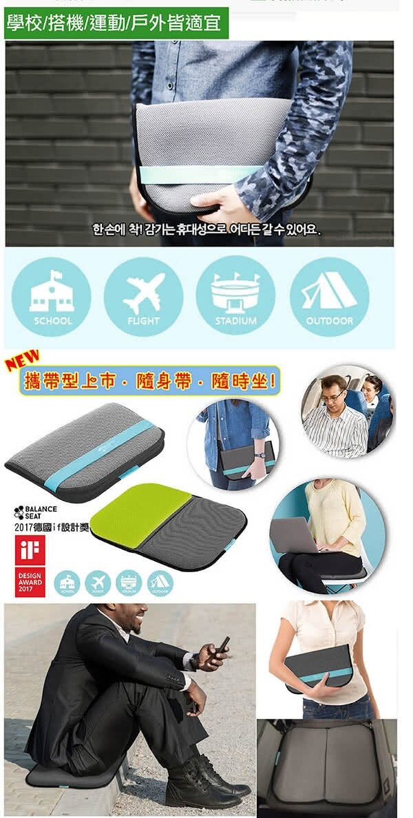 海夫健康生活館 倍力舒 蜂巢凝膠 健康座墊 攜帶版(A0192-01)