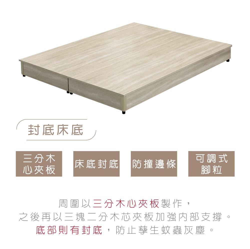 之後再以三塊二分木芯夾板加強内部支撐。