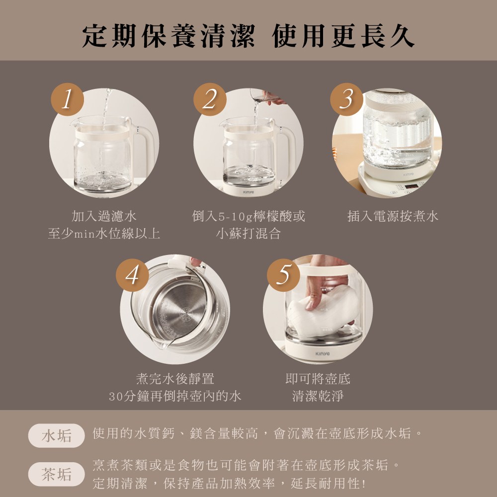 kinyo 智慧燉煮養生壺 1.6L  ITHP-2616