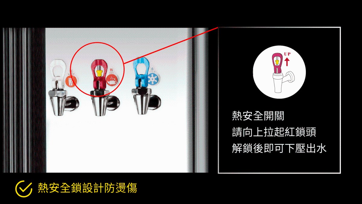 BD-1075F 三溫落地型飲水機-按壓式龍頭 1 BD-1075F 落地型飲水機
