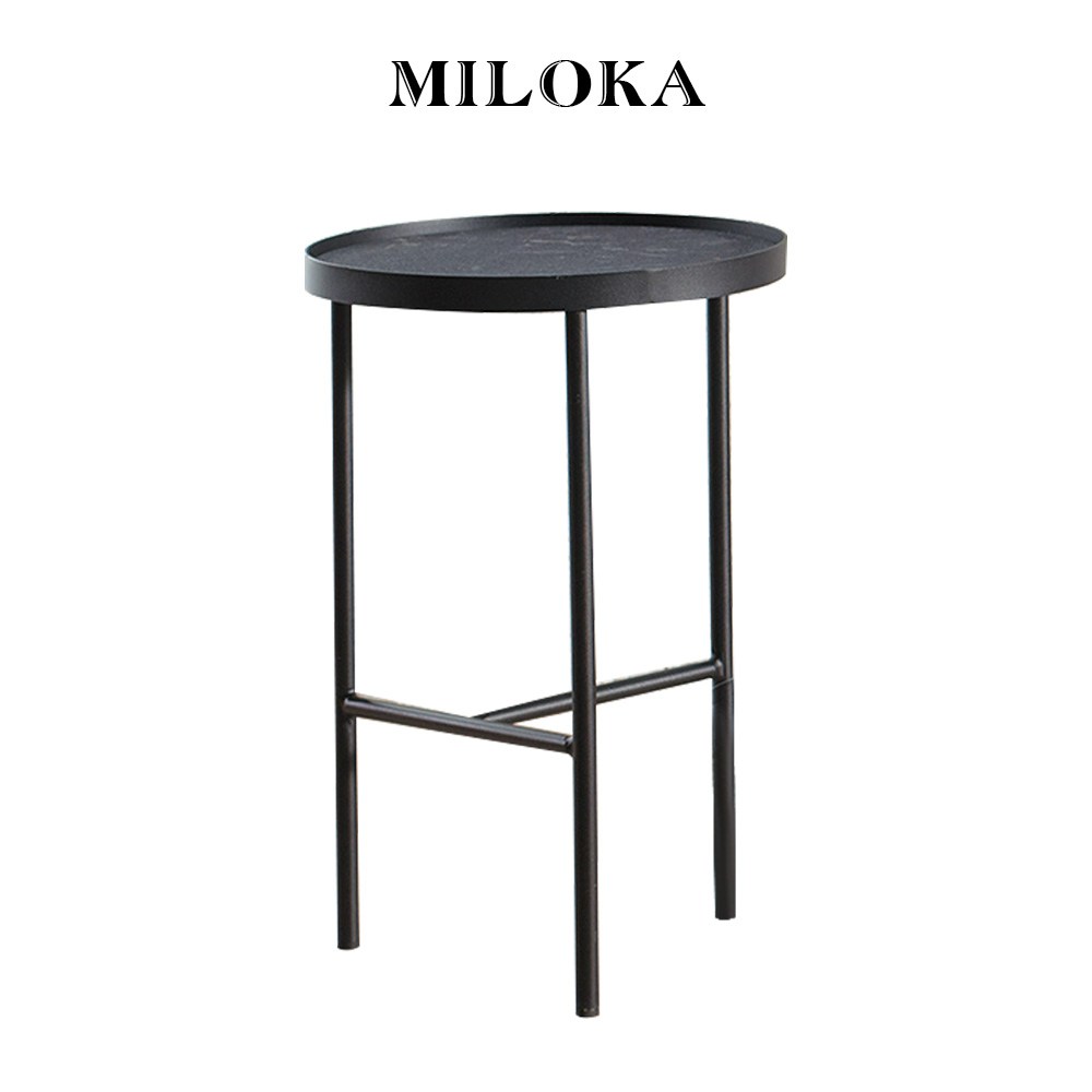 米洛卡仿火燒石茶几/小圓几