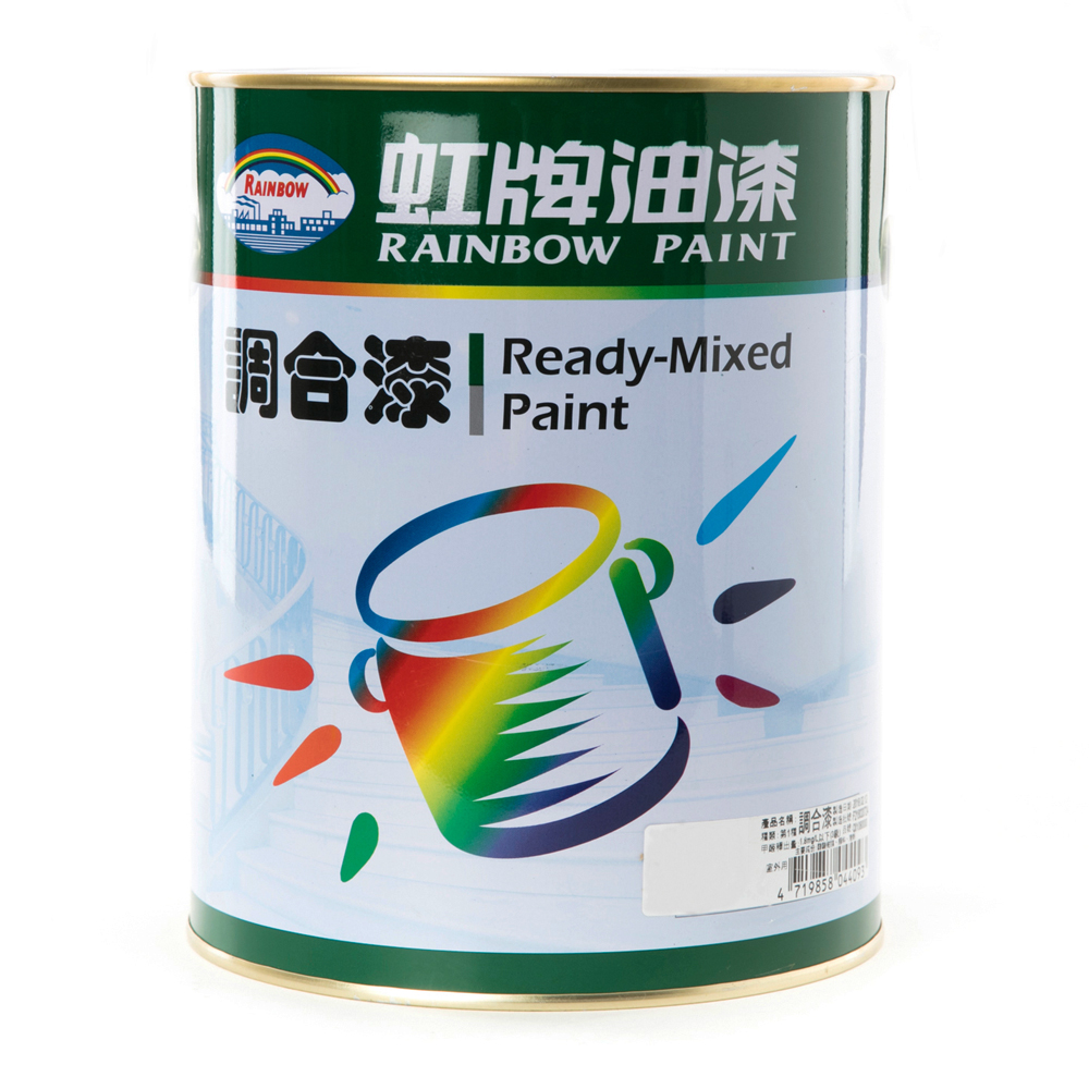 虹牌油漆彩虹屋調合漆有光彩綠色0 8l 油漆建材 特力家購物網