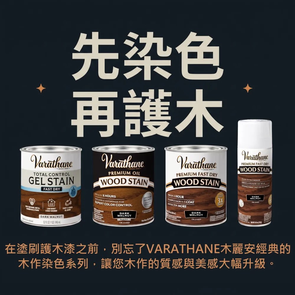 木麗安3X超厚水性護木漆 透明 半光澤 946ml
