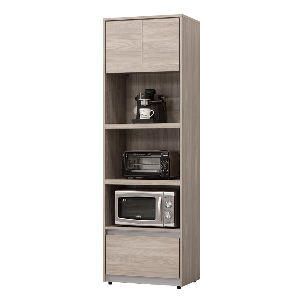 [特價]Homelike 木司2尺半開放電器櫃/餐櫃/置物櫃-免組裝