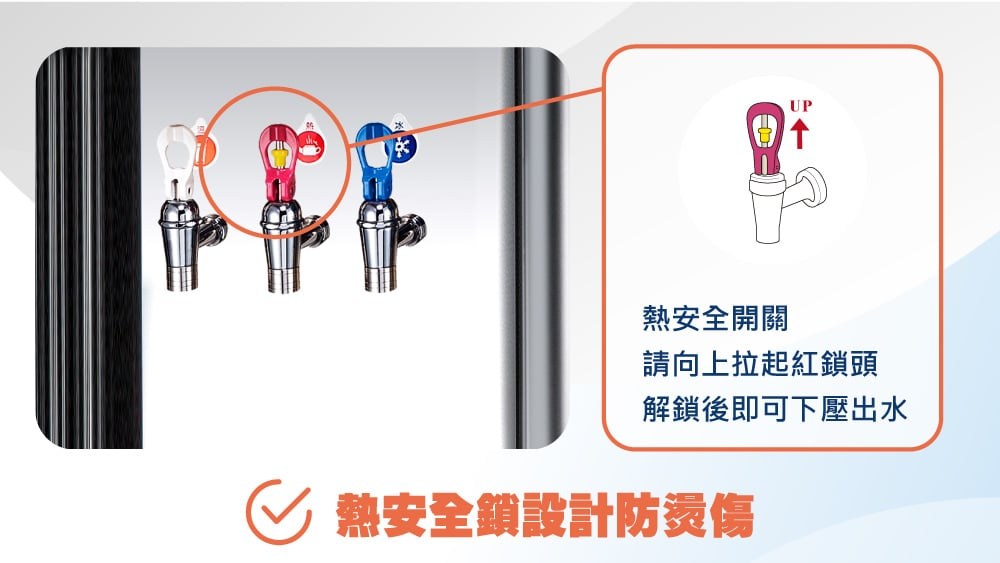 3061F-水龍頭熱安全鎖