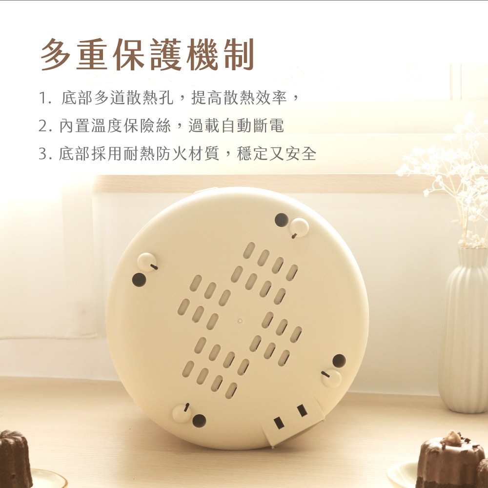 kinyo 三人份電子鍋-奶茶色 REP-03W