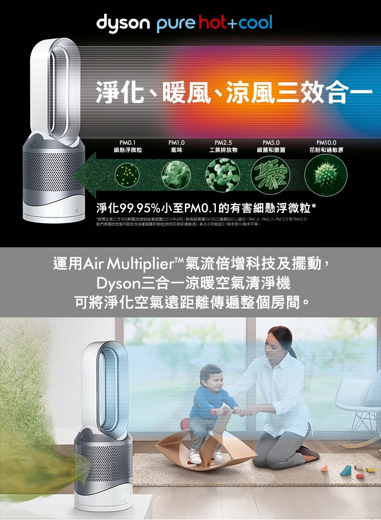 dyson HP00 三合一涼暖空氣清淨機推薦| 特力+購物網| LINE購物